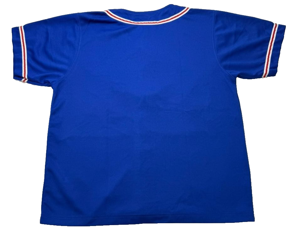 Men's South Central 65 Jersey Blue Red Baseball Shirt 2Xl Classic Retro