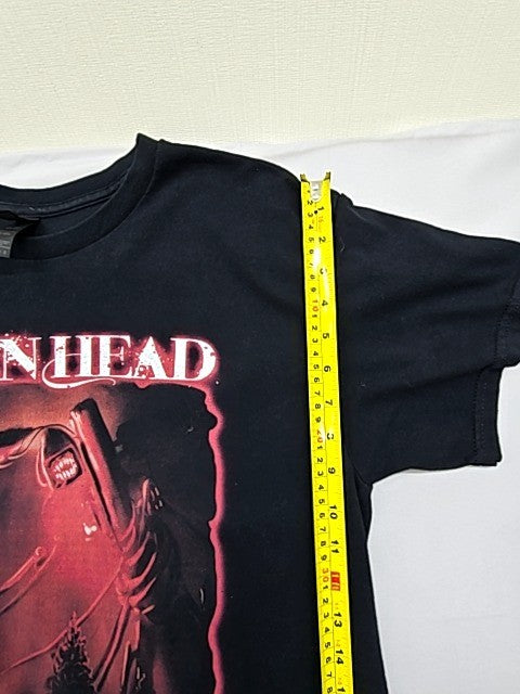 Gildan Unisex Siren Head Horror Black T-Shirt Size L Heavy Cotton