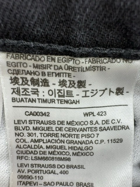 Levi's Men's Black 502 Hi-Ball Tapered Jeans Size 29