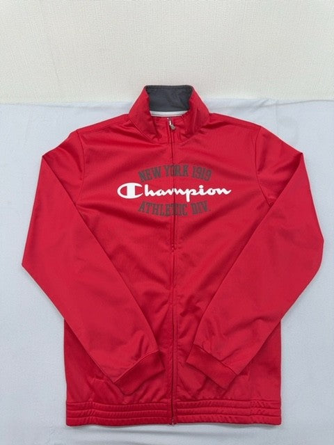 Champion Youth Red Athletic Zip-Up Jacket XL Polyester