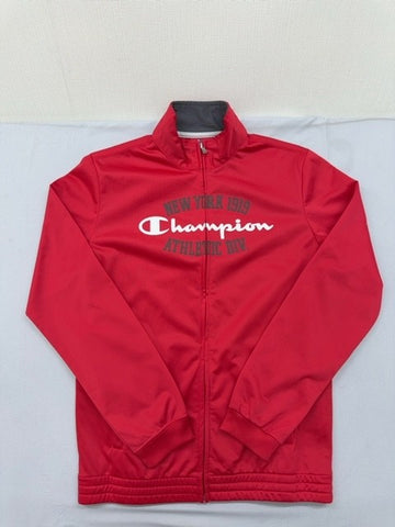 Champion Youth Red Athletic Zip-Up Jacket XL Polyester