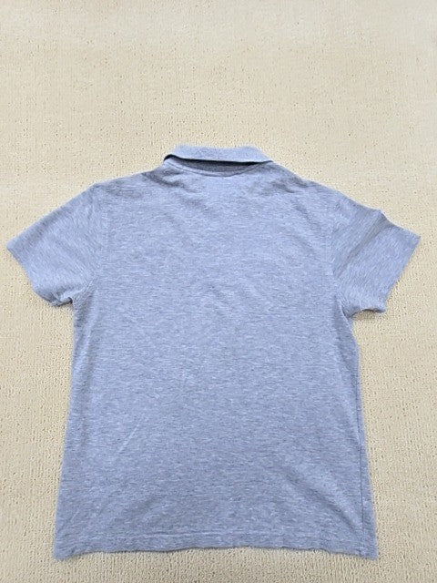 Lacoste Light Blue Cotton Pique Polo Shirt Size 16 Short Sleeve