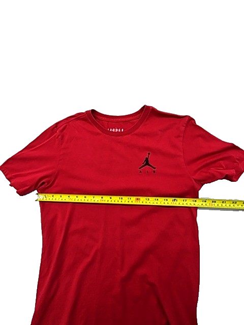 Jordan Red M Men's Short Sleeve T-Shirt Jumpman Cotton