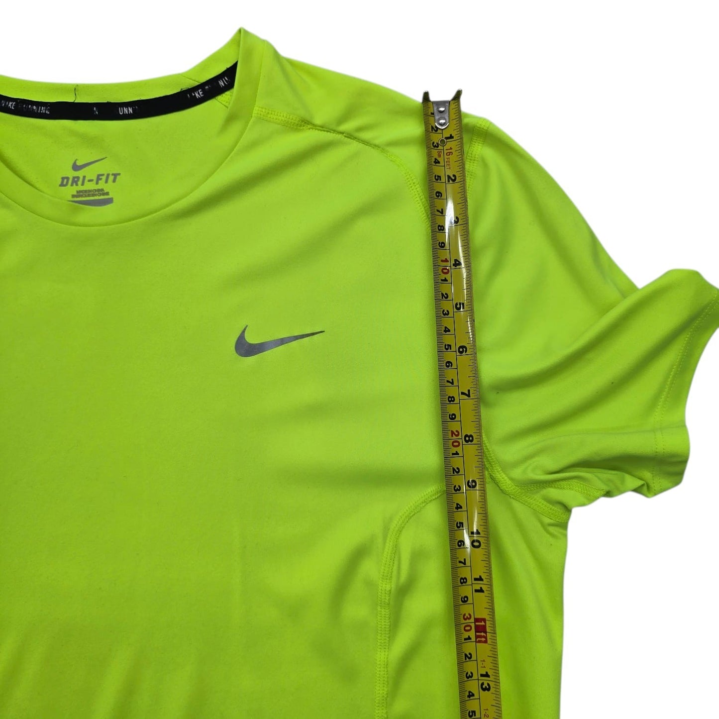 Nike Men's Dri-FIT Light Green Running T-Shirt Size L