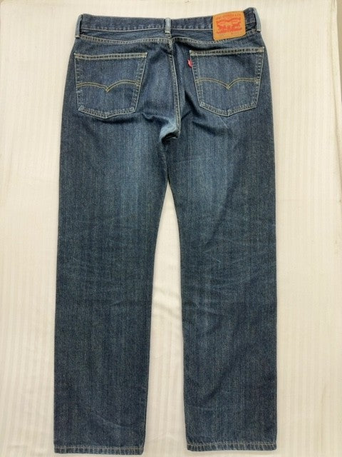 Levi's 505 Men's Blue Denim Jeans 36x32 Button Fly