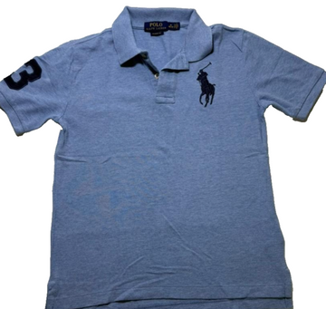 Polo Ralph Lauren Classic Fit Boys Polo Shirt Blue Size M (1012)