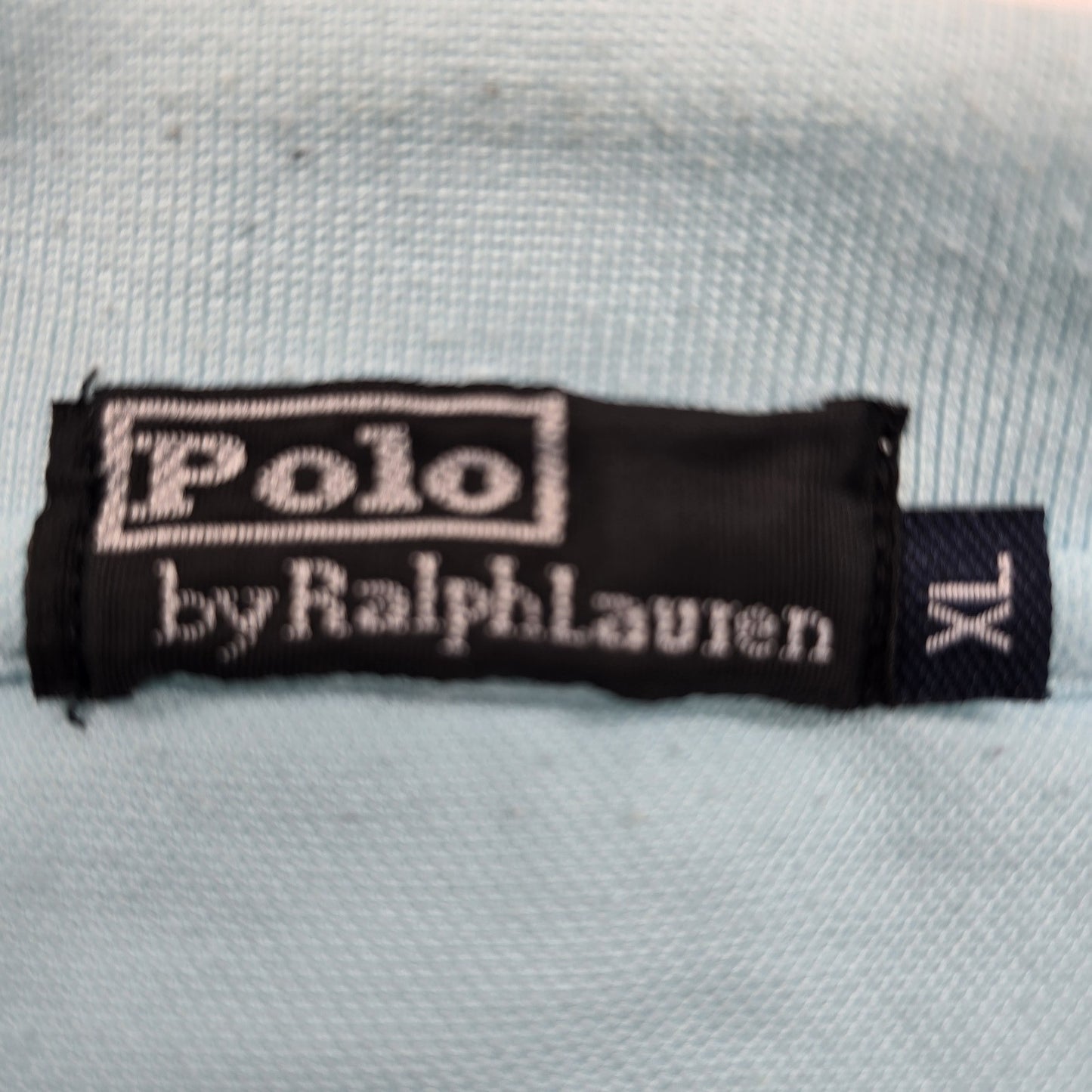 Polo Ralph Lauren Men's Light Blue Logo Polo Shirt Size M