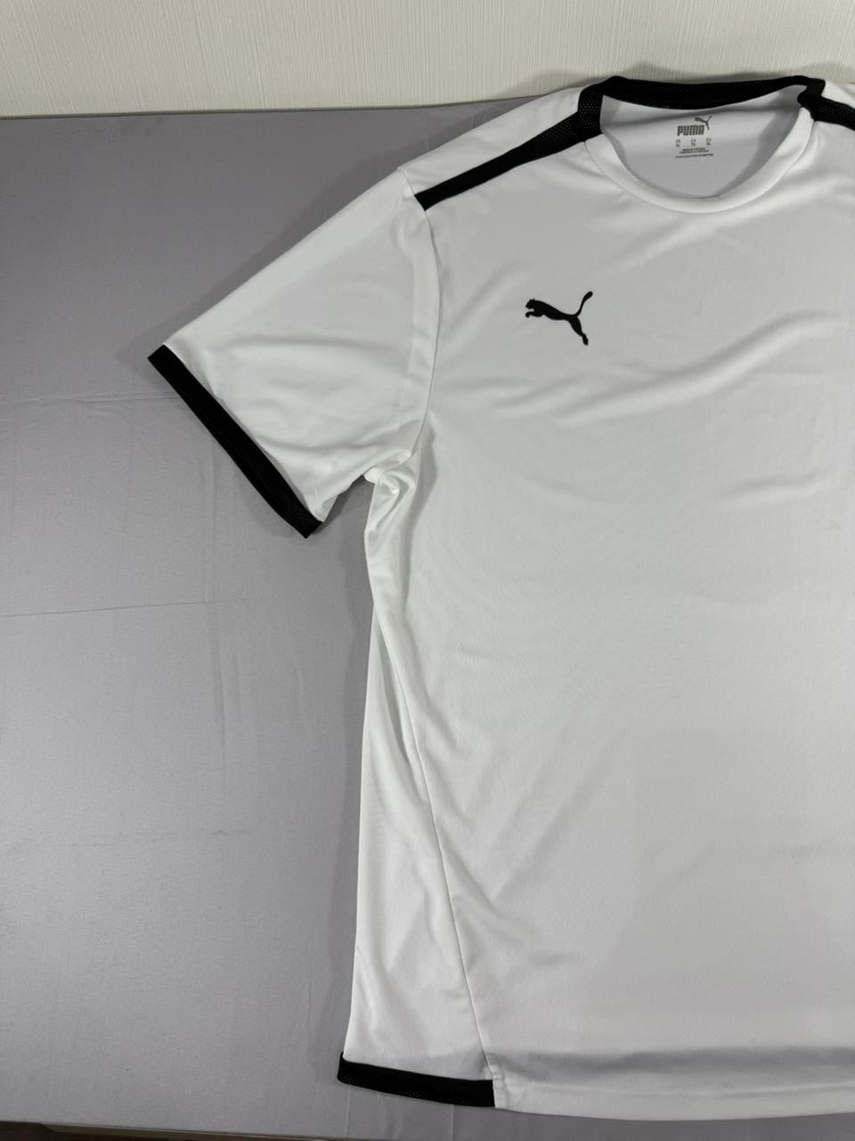 Puma Men's XL White Training Sports T-Shirt DryCell Athletic Tee