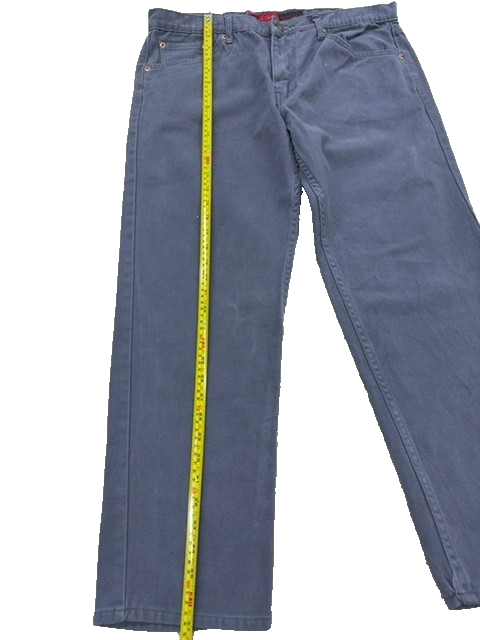 Levi's 501 Original Fit Straight Jeans Men 40x39 Gray Button Fly