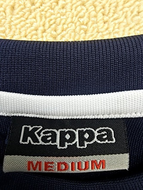 Kappa Navy Blue Colorblock Crewneck Pullover Hoodie Med