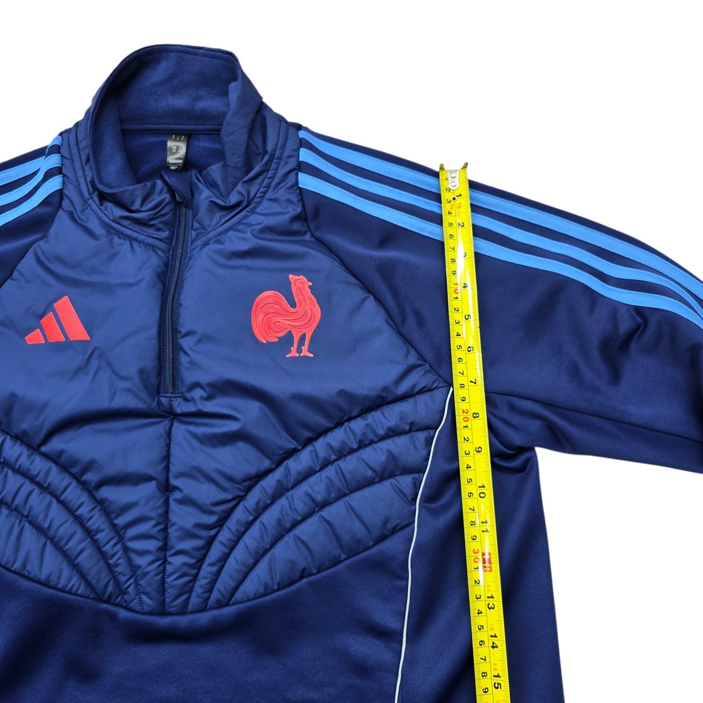 Adidas Men's Navy Blue France Rugby Jacket Size L