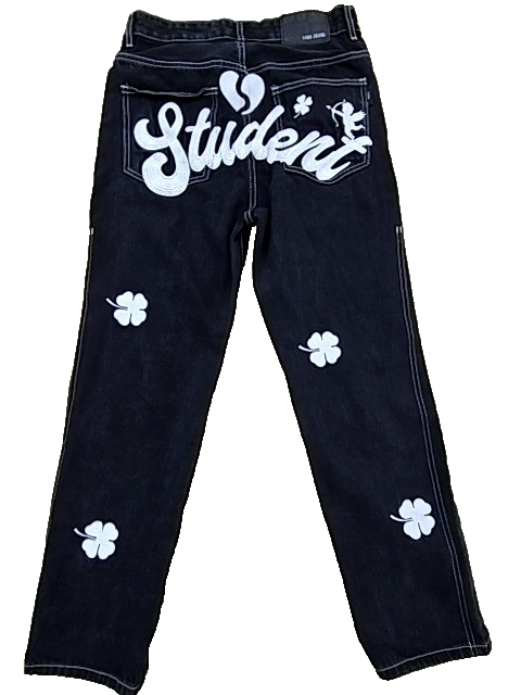 11KN Unisex Black Jeans size L product image 3