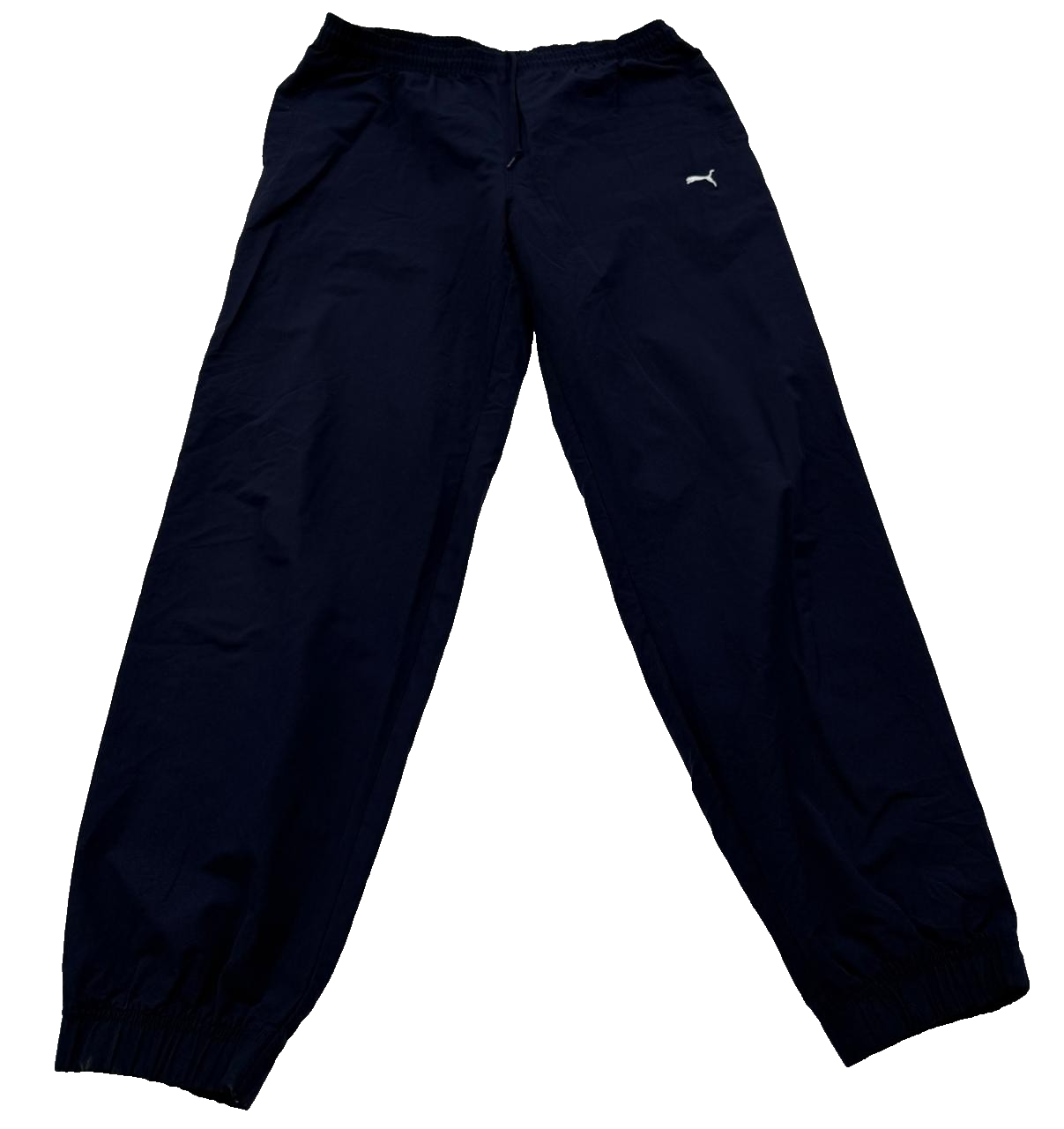 Puma Men's Navy Jogger Pants XL Drawstring Tapered