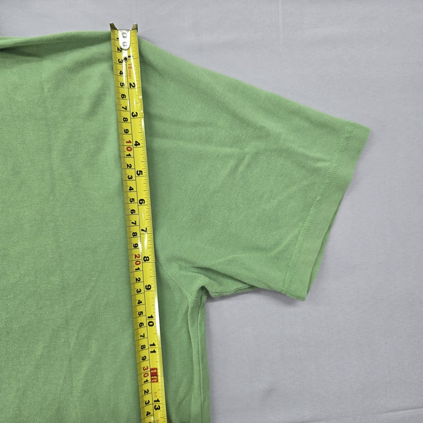 Kappa Men's Green Short Sleeve Polo Shirt Size Large 100% Cotton