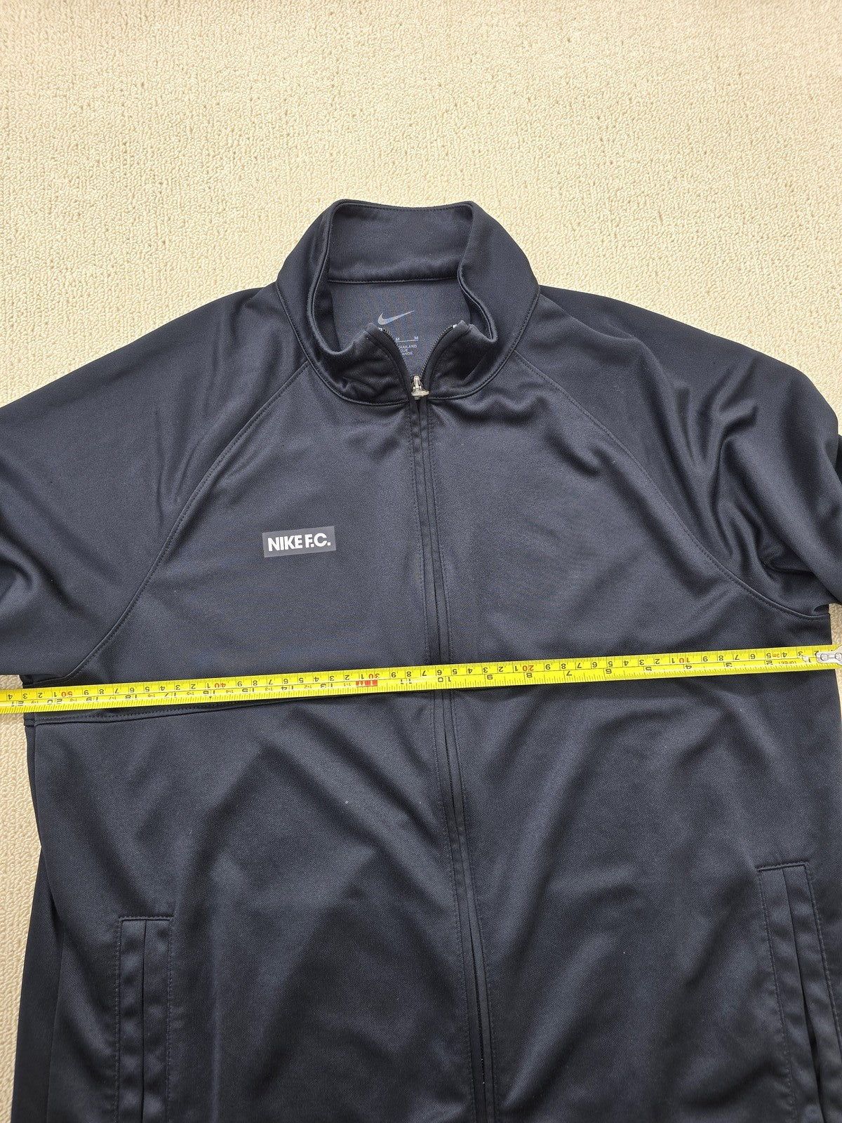 Nike Chelsea FC Total 90 Track Jacket Men's M Black Soccer Thailand