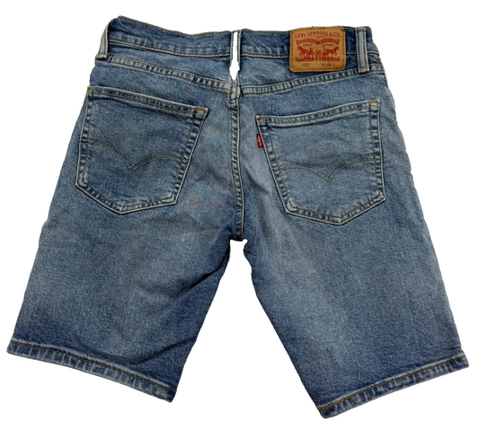 Levi's Men's Blue Shorts – Size 30x32, Dark Wash