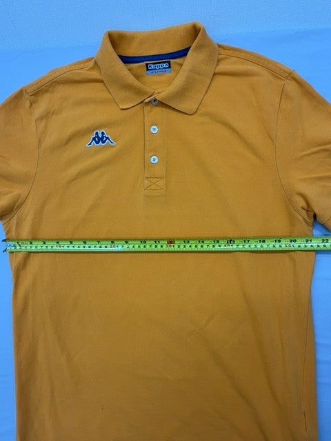 Kappa Men's XL Orange 100% Cotton Short Sleeve Polo Shirt