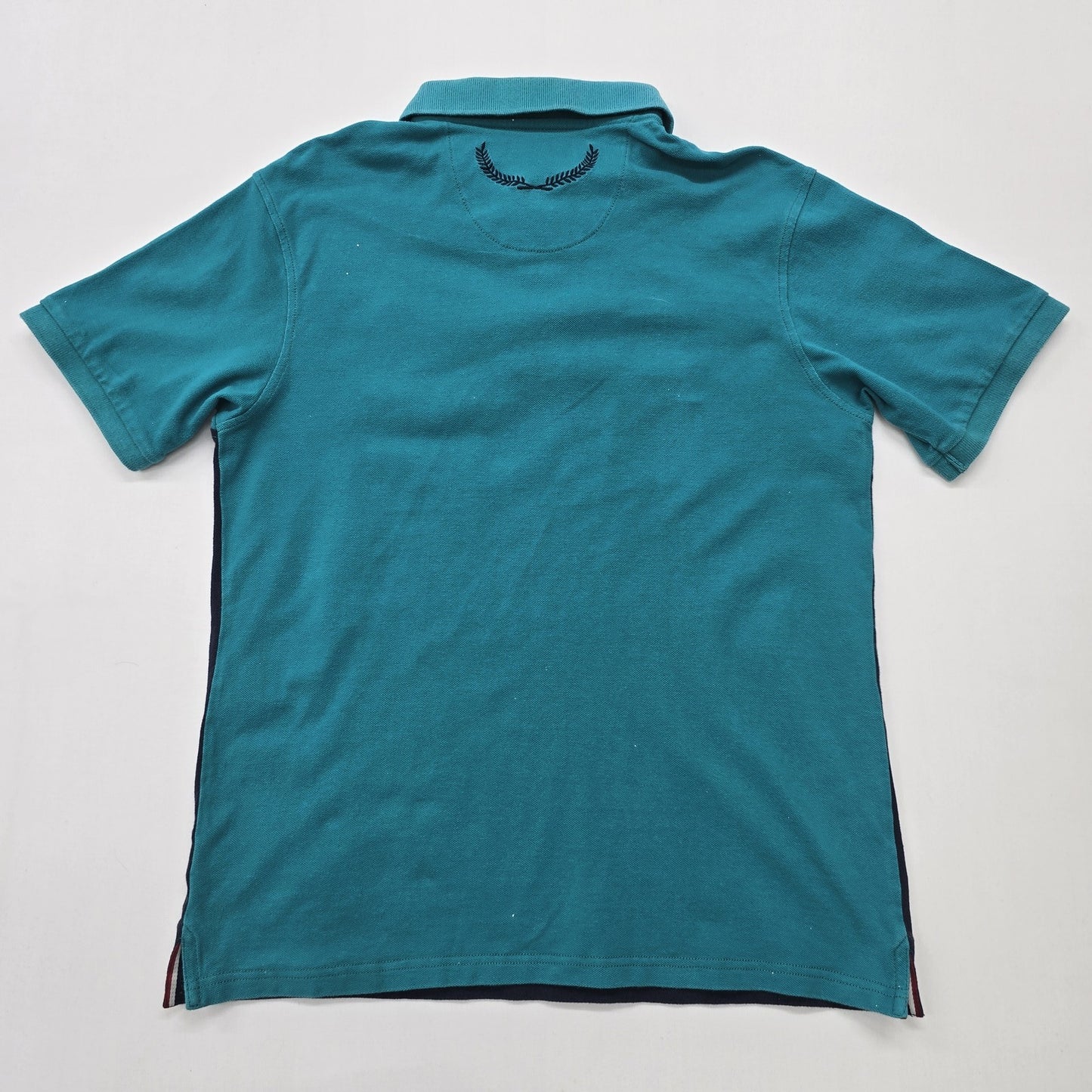 U.S. Polo Assn Boys Teal Color Block Polo Shirt Size 3 Sports Knit