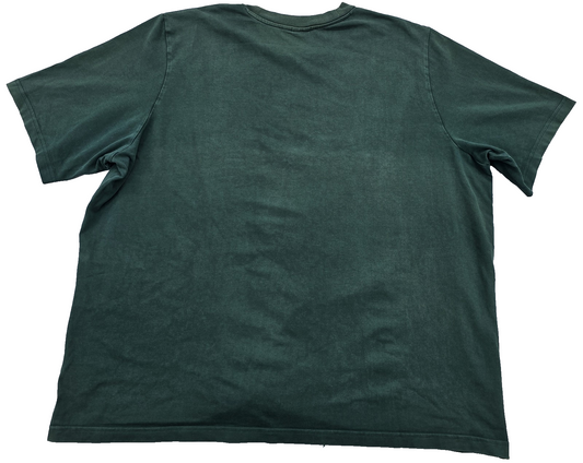 Vintage Adidas Men's Green T-Shirt – Size L, Trefoil trefoil Trefoil One-off