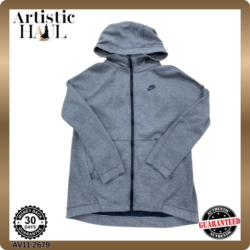 Nike Men's Tech Fleece Full Zip Hoodie Grey Size S