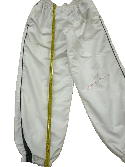 Dri-FIT NBA Basketball Pants Men's XL White Player Graphic