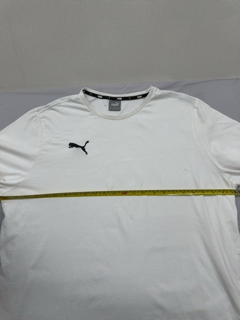 PUMA Men's White XXL Short Sleeve Crew Neck T-Shirt 6567-04