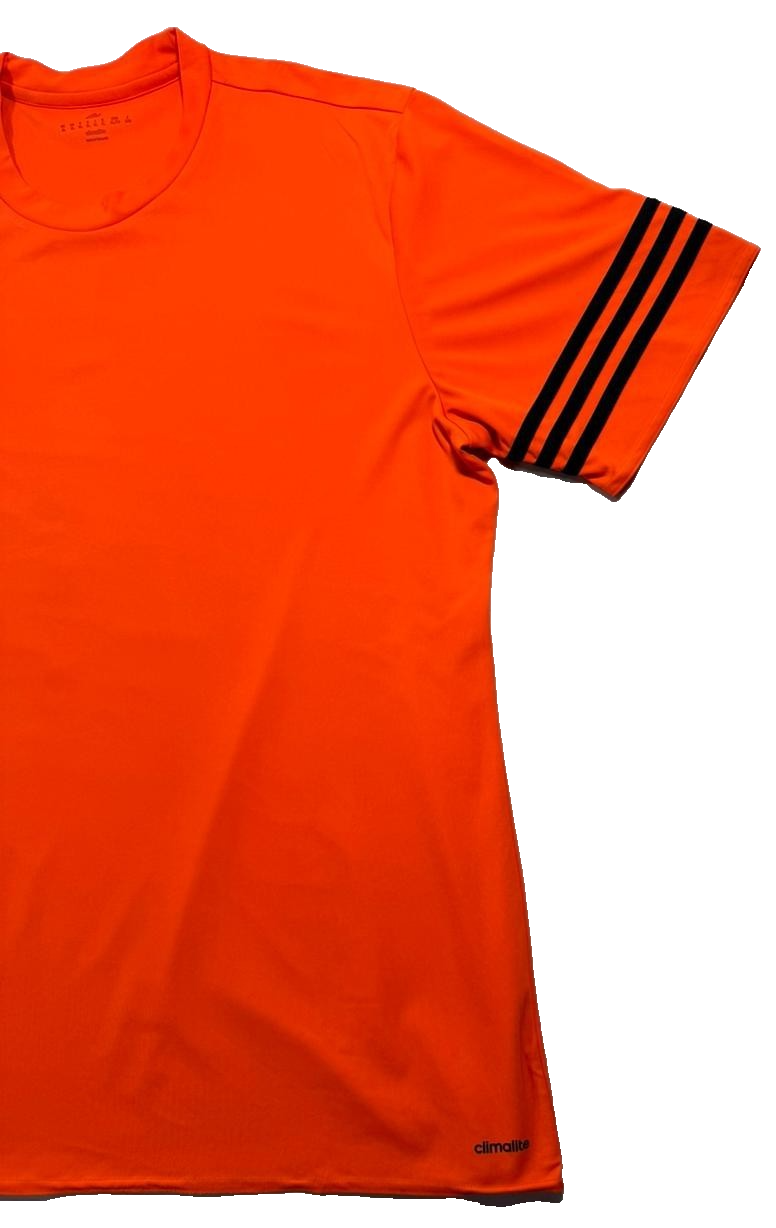 Adidas Entrada 14 Jersey In Orange With Black Stripes - Size XL