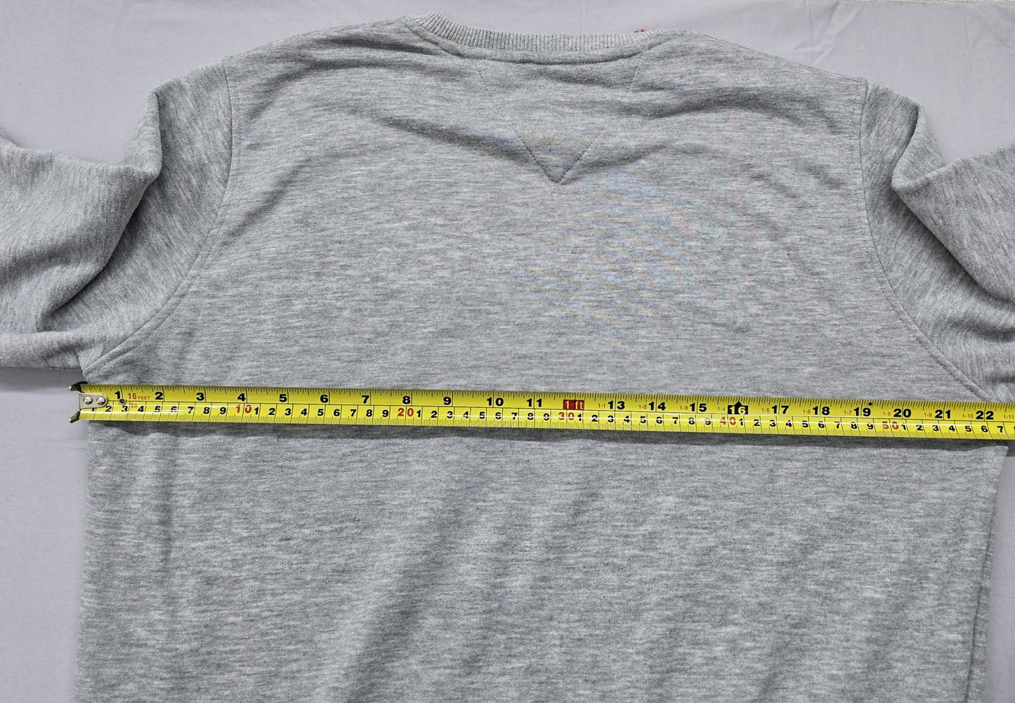 Tommy Jeans Women's Gray Crew Neck Sweatshirt XL 100% Cotton