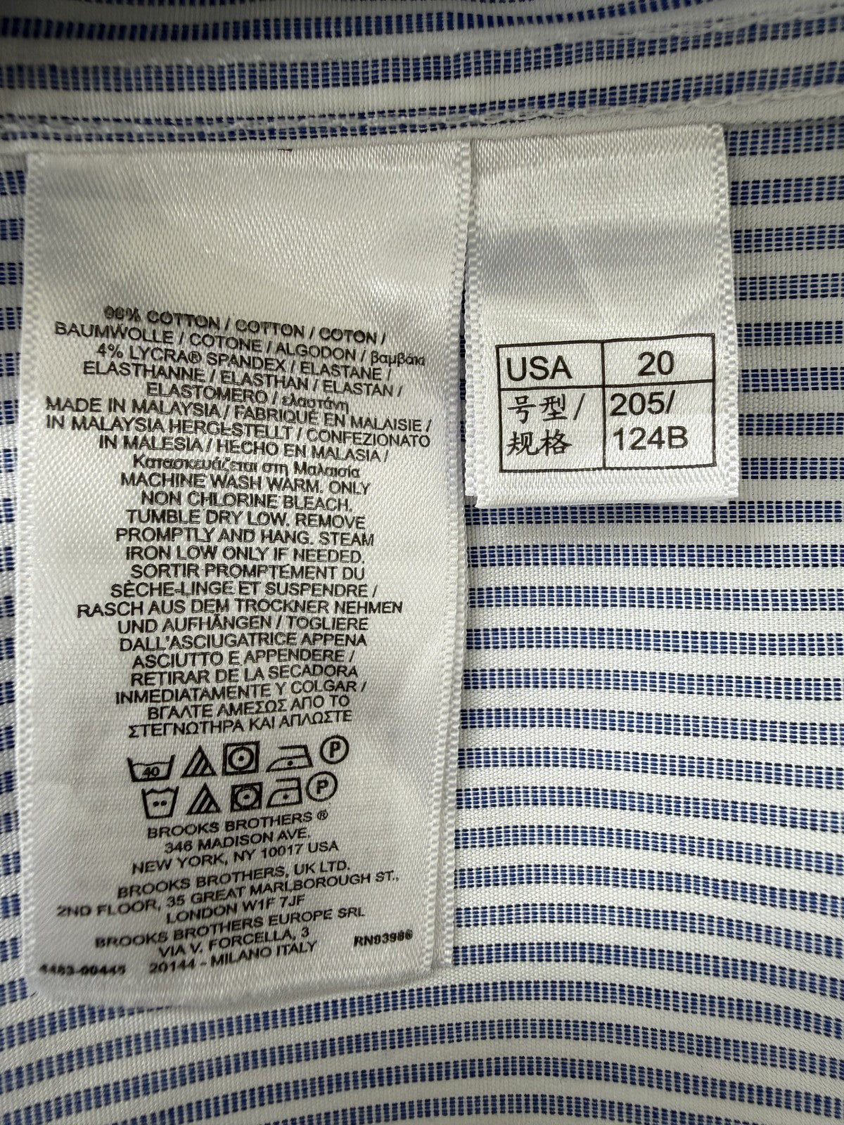 Brooks Brothers Boys Blue Shirt size 20 product image 4