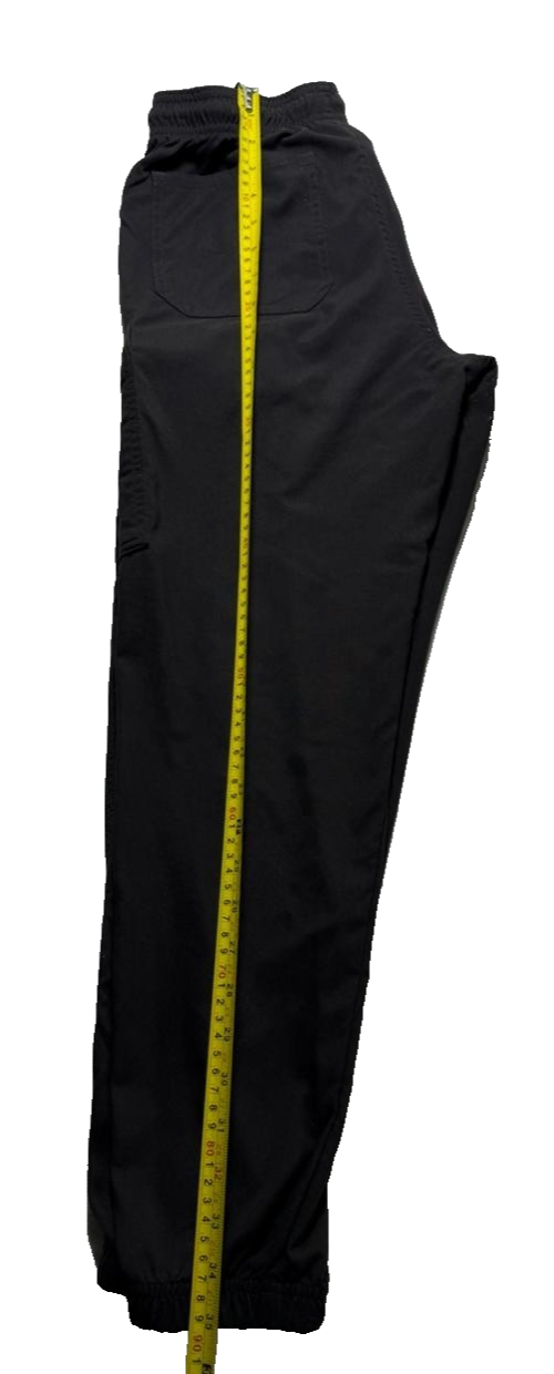 Carhartt Teens Black Cargo Work Pants Elastic Ankles Multi-Pocket Design Size S