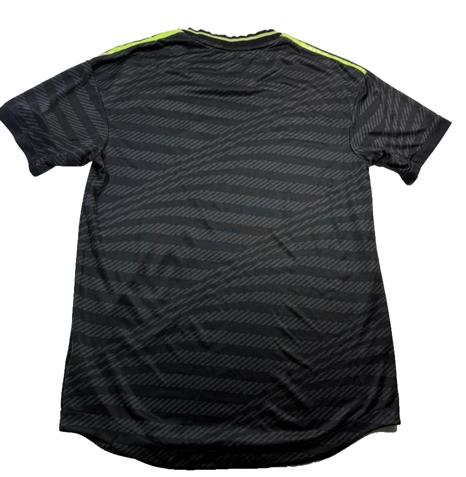 Adidas Real Madrid 22/23 Third Jersey Black Neon Green Men�S Size M