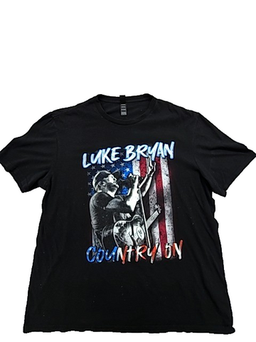 The Concert District Unisex Black Concert T-Shirt XL 100% Cotton 2023