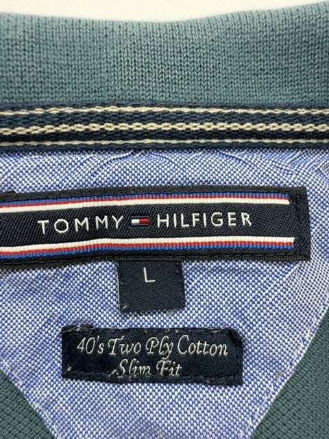Tommy Hilfiger Men Blue Polo Shirt size L product image 4