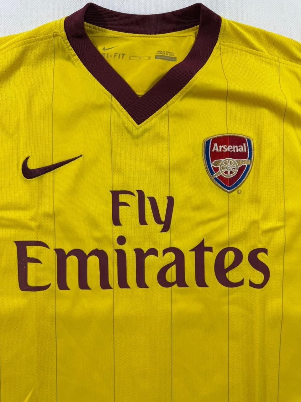 Rare Nike Fly Emirates Arsenal Dri-FIT Jersey Soccer Men's