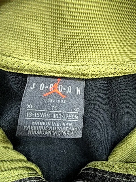 Jordan Boys XL Green/Navy Track Jacket Full Zip Jumpman Logo
