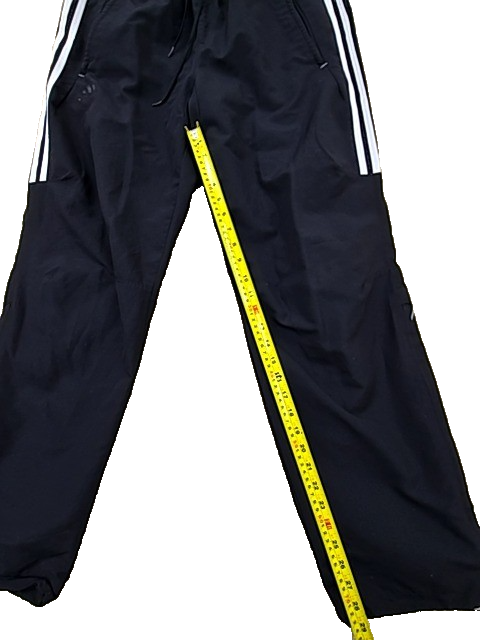 Adidas Unisex Black 3-Stripes Track Pants Size M