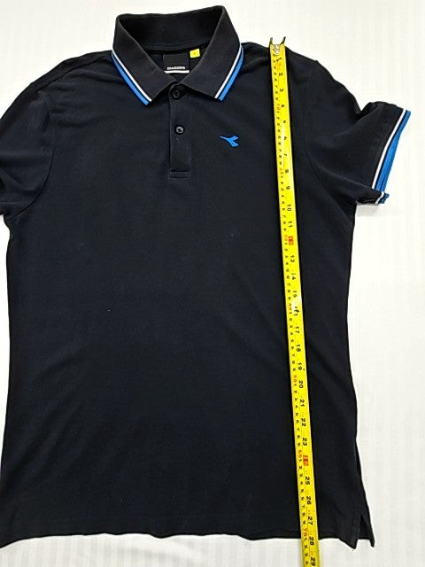 Diadora Women Black Polo Shirt size L product image 8