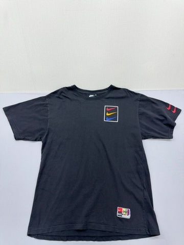 Nike Men's 3XL Black Cotton T-Shirt Short Sleeve Crewneck Japan