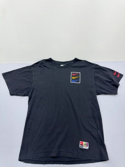 Nike Men's Black T-Shirt – Size 3XL, Short Sleeve, Crew Neck