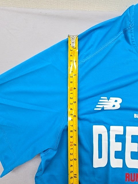 New Balance Men's Blue Graphic T-Shirt M Athletic NB DRY