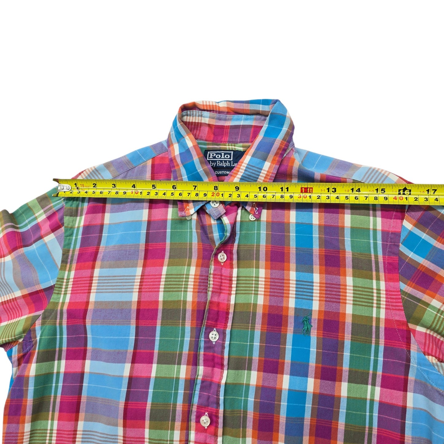 Polo Ralph Lauren Men's Multicolor Shirt – Size S, Plaid, Long Sleeve