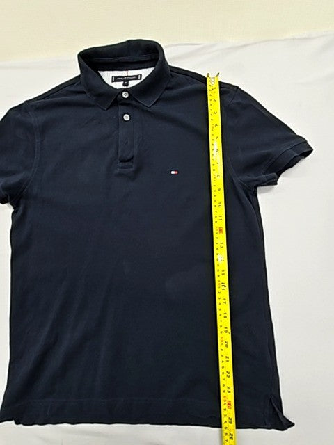 Tommy Hilfiger Men's Navy Slim Fit Polo Shirt Size M 1985