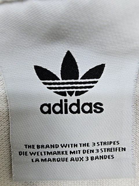 Adidas Polo Shirt White XL Short Sleeve Button-Down Solid Unisex