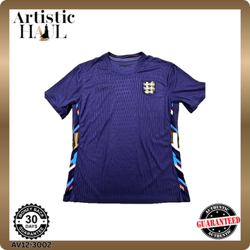 Nike Men's Purple England Football Jersey Short Sleeve Dri-FIT
