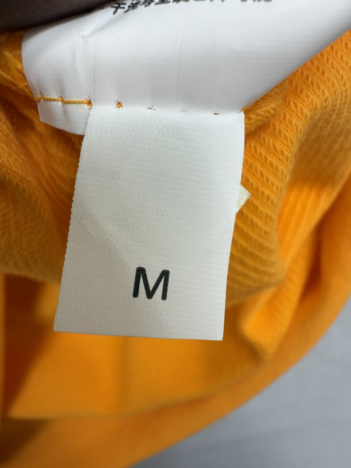 Plein Sport Orange Sleeveless Fleece Hoodie Men's M Prints Logos