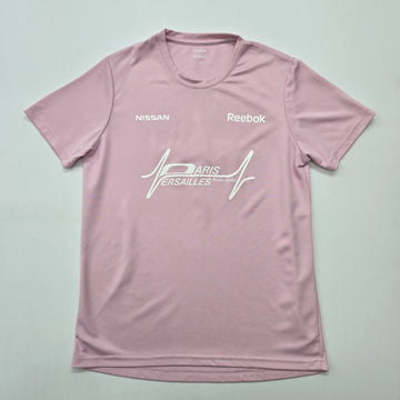 Reebok Unisex Pink Breast Cancer Awareness T-Shirt Size M PlayDry Logo