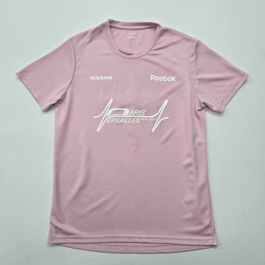 Reebok Unisex Pink T-Shirt – Size M, Logo