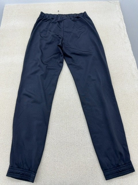 Puma Men's Black Track Pants T7 Size M Zip Pockets Relaxed Fit
