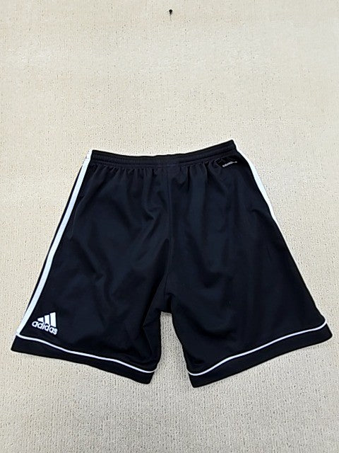 Adidas Men's Black 3 Stripes Shorts Size M Regular Fit Pockets