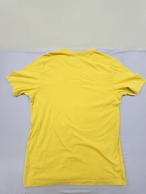 Nike Unisex Yellow The Nike Tee Short Sleeve T-Shirt Cotton Crewneck